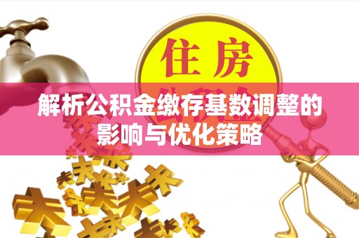 天门解析公积金缴存基数调整的影响与优化策略