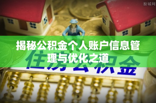 天门揭秘公积金个人账户信息管理与优化之道