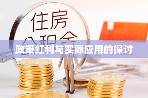 天门政策红利与实际应用的探讨