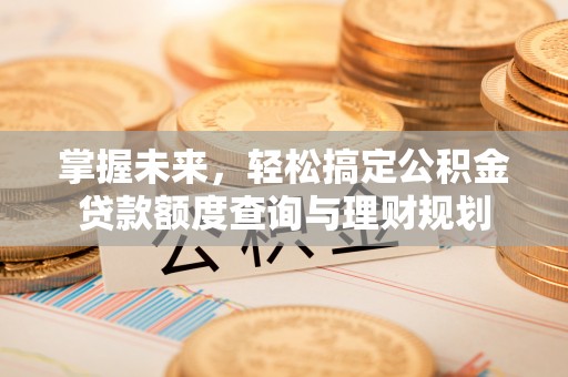 天门掌握未来，轻松搞定公积金贷款额度查询与理财规划