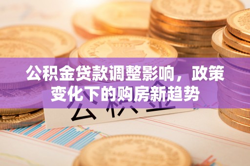 天门公积金贷款调整影响，政策变化下的购房新趋势