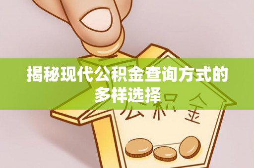 天门揭秘现代公积金查询方式的多样选择