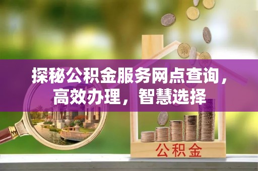 天门探秘公积金服务网点查询，高效办理，智慧选择
