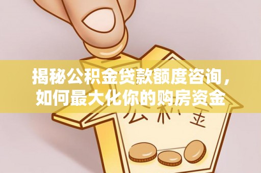 天门揭秘公积金贷款额度咨询，如何最大化你的购房资金
