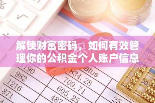 天门解锁财富密码，如何有效管理你的公积金个人账户信息