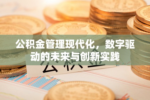 天门公积金管理现代化，数字驱动的未来与创新实践