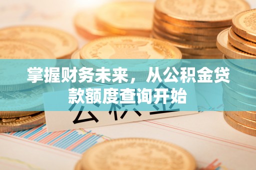天门掌握财务未来，从公积金贷款额度查询开始