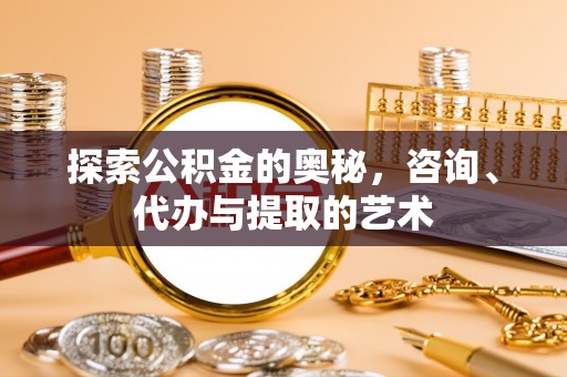 天门探索公积金的奥秘，咨询、代办与提取的艺术
